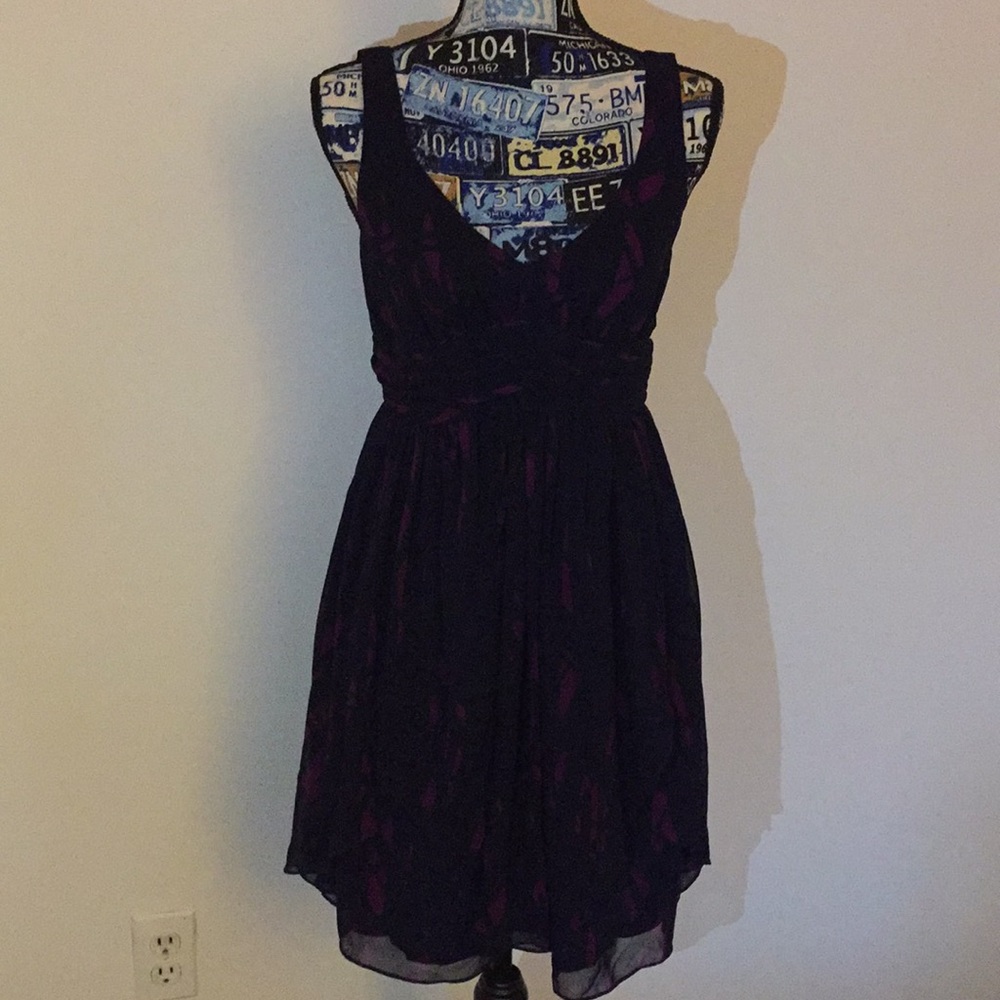 Purple patterned BCBGeneration Dress